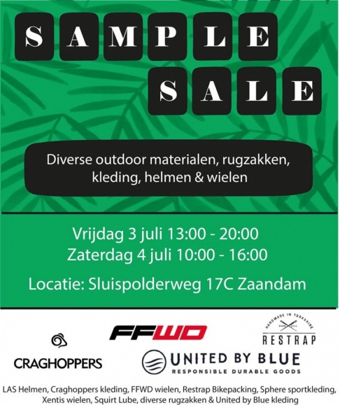 Sample Sale van outdoor items