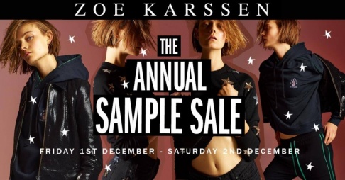 Zoe Karssen Sample Sale 2017