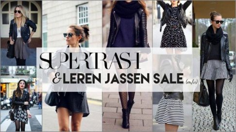 Leren jassen + Supertrash sample sale - 1