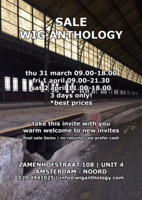 Wig Anthology sale - 1