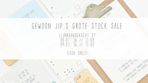 JIP.'s grote stock sale - 3
