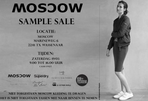 Moscow sample sale