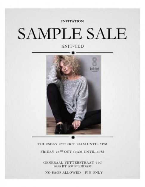 Sample Sale Knit-ted  - 1