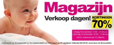 Magazijnverkoop baby artikelen - 1