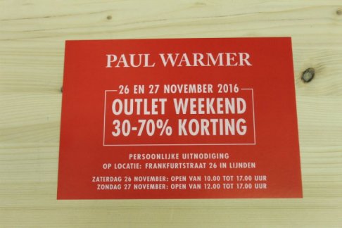 Paul Warmer outlet - 1