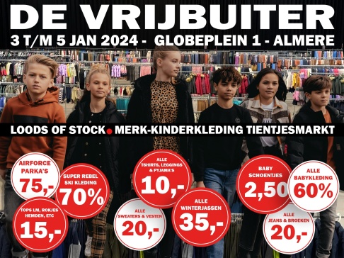 Merk-kinderkleding tientjesmarkt - Almere - 1