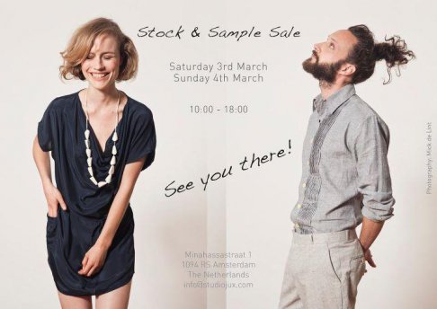 Stock & Sample Sale Studio Jux