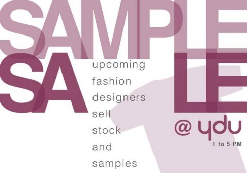 A different kind of Sample Sale!