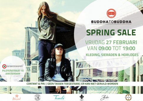 Buddha to Buddha Sample Sale Amsterdam - 1