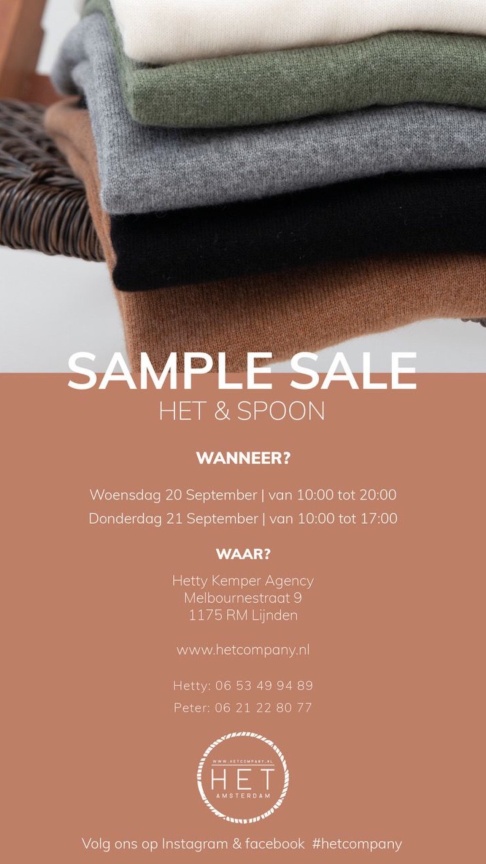 H E T Amsterdam sample sale - 1