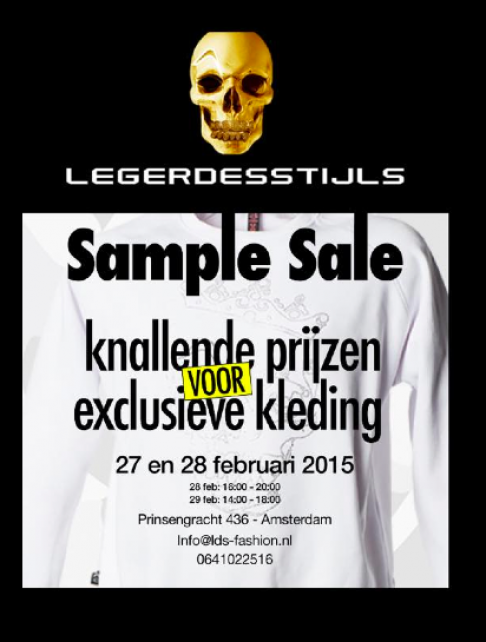 LEGER DES STIJLS SAMPLE SALE - 1