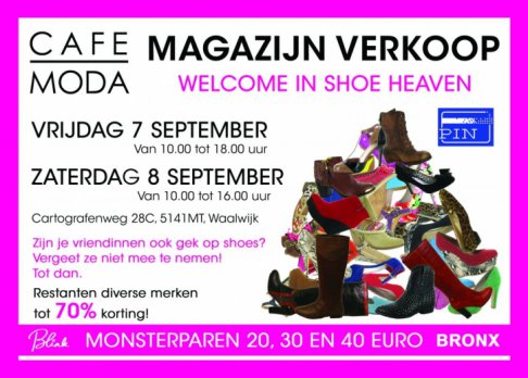 Magazijn/Sample Sale Cafe Moda