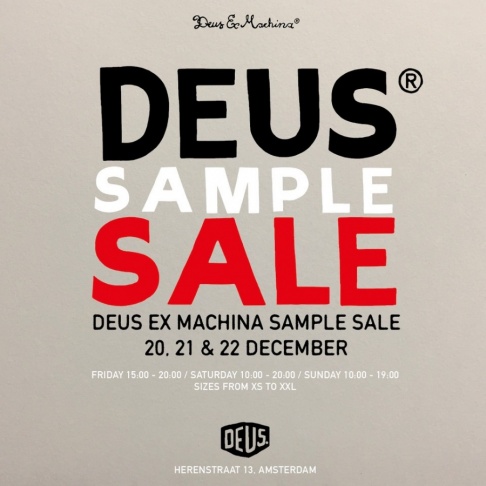 Deus Ex Machina Sample Sale - 1