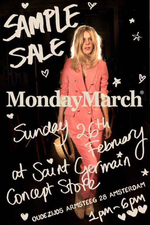 Monday March Sample Sale