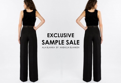 Exclusive sample sale Ala Blanka by Anbasja Blanken