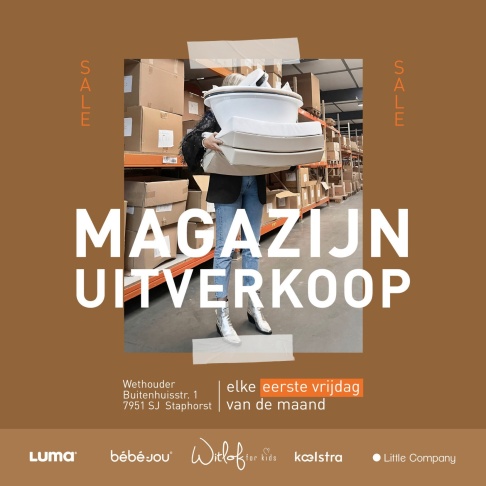 Witlof for kids magazijn uitverkoop