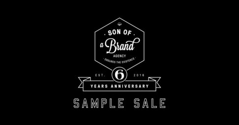 Son of a brand agency sample sale