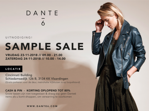 Dante6 Sample Sale