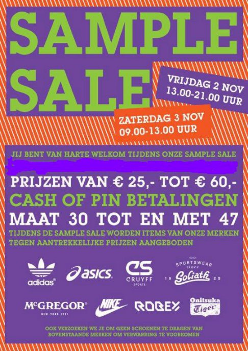 Sample Sale - diverse merken schoenen