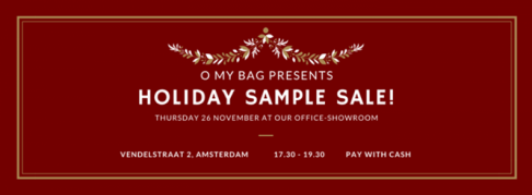 Holiday Sample Sale O My Bag