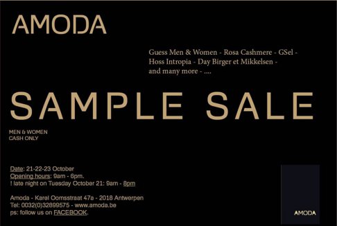 Sample Sale Amoda
