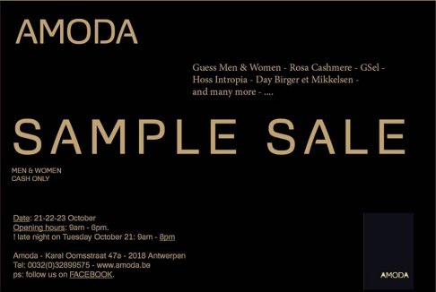 Sample Sale Amoda