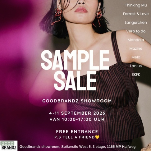 Goodbrandz Showroom fashion sample sale collection 26/27 - don't miss it!