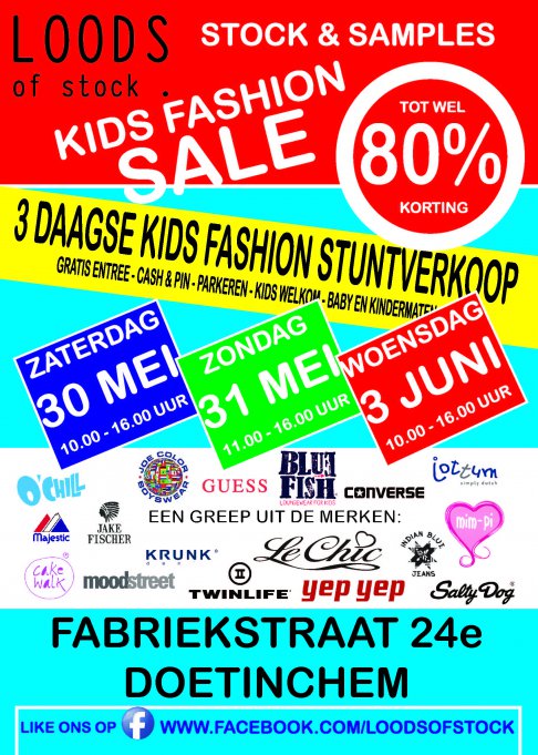 "Loods of Stock" Kids Fashion Sample & Stock Sales - 1