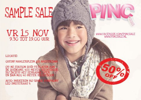 Pinc Kids Winter 2013/2014 sample sale - 1