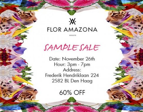 Flor Amazona sample sale