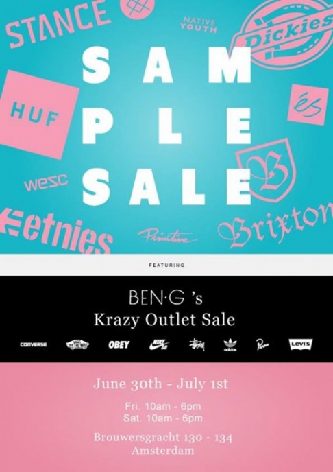 Sample Sale by HUF, Brixton, Stance & Ben G's Krazy Outlet - 1