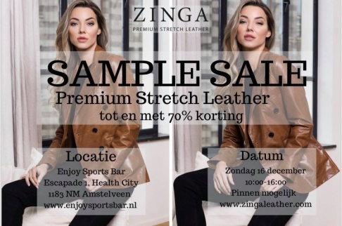 Sample sale ZINGA leather - 1
