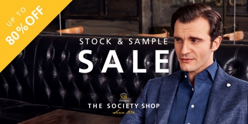 STOCK & SAMPLE SALE THE SOCIETY SHOP UITHOORN