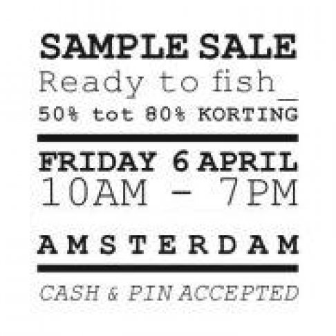 Ready to fish sample sale