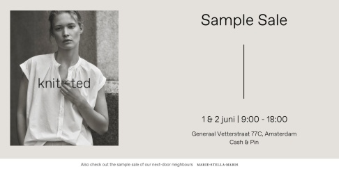 Knit-ted sample sale  - 1