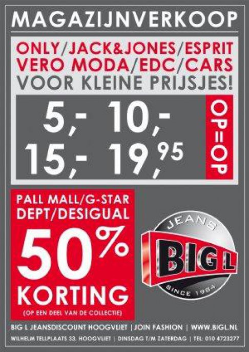 Magazijnverkoop Big-L