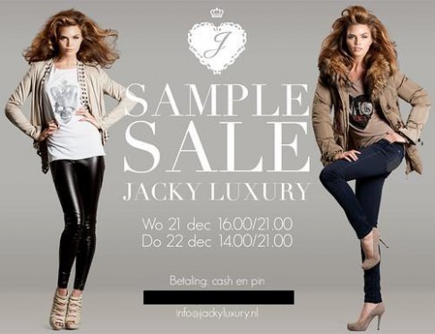 Sample Sale Jacky Luxury