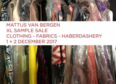 XL Sample Sale Mattijs van Bergen