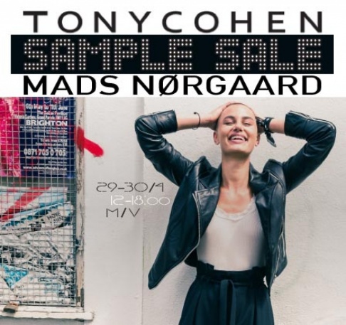 TonyCohen - MadsNørgaard sample sale