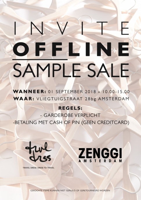 Offline Sample Sale TRVL DRSS en ZENGGI