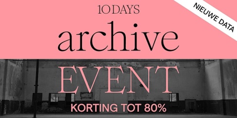 10Days Archive sale event - 1