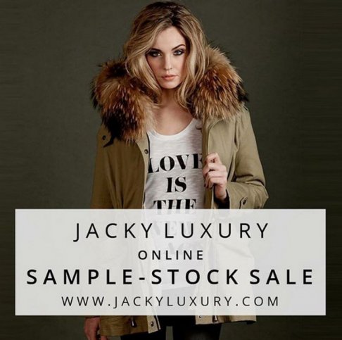 Jacky Luxury online sample sale