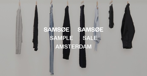 Samsøe Samsøe sample sale Amsterdam