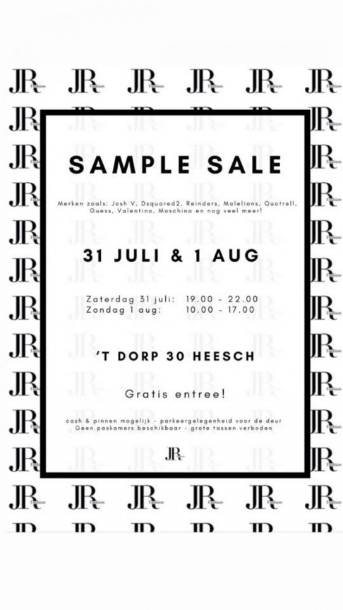 JR Fashion sample sale - 1