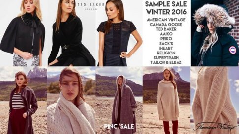 Sample sale American Vintage - Ted Baker - Canada Goose Aaiko - 1