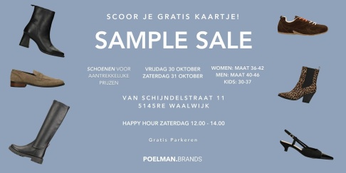 Poelman Brands sample sale - 1
