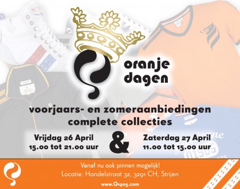 QUICK 'Oranje Dagen' SALE