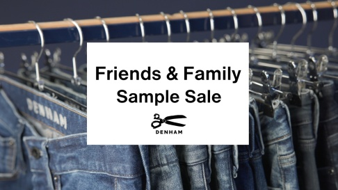 Denham sample sale