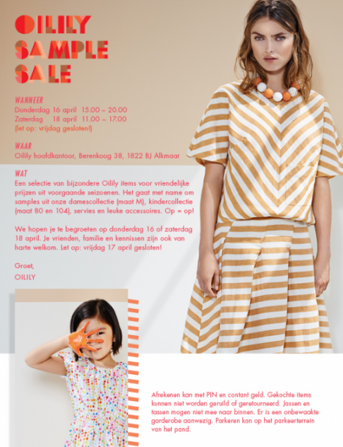 OILILY sample sale