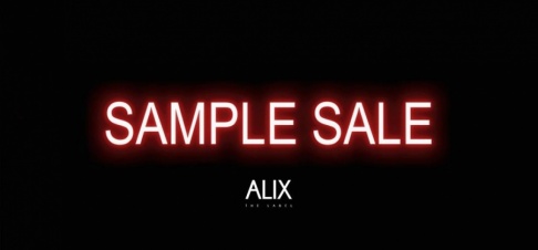 Alix the label sample sale - 1